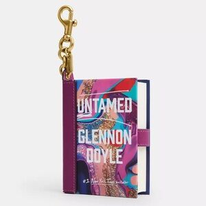 📚 COACH Untamed By Glennon Doyle Book Bag Charm 📚 NWT 📚